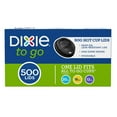 thumbnail image 2 of Dixie To Go Black Hot Cup Lids, 12-20 fl. oz., 500 ct., 2 of 4