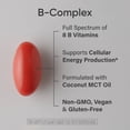 thumbnail image 4 of Sports Research Vitamin B-Complex, B12, Folate, Plant Based Soft Gels, 150 ct, 4 of 7