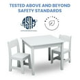 thumbnail image 5 of Delta Children MySize Kids' Wood Table and Chair Set - 2 Chairs, Assorted Colors, 5 of 8