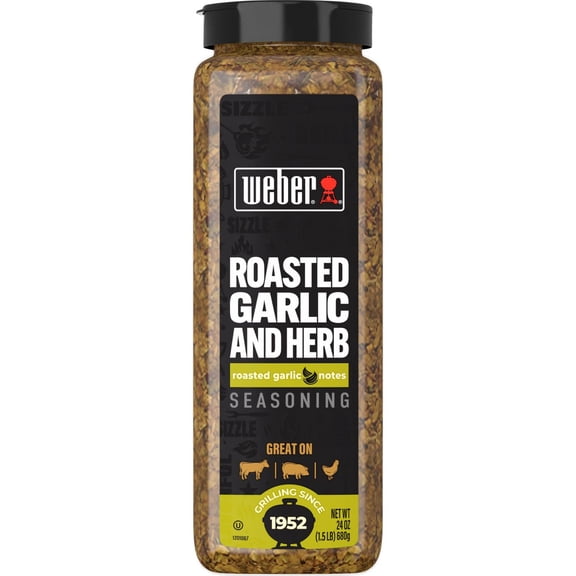 Weber Roasted Garlic & Herb Seasoning, 24 oz.