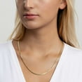 thumbnail image 5 of Oval Snake Necklace in 14K Yellow Gold, 5 of 7