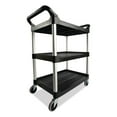 thumbnail image 4 of Rubbermaid Commercial Xtra Open Side 3-Shelf Utility Cart, 4 of 7