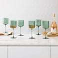 thumbnail image 2 of Member's Mark Ribbed Wine Glasses, 6-Pack, 2 of 3