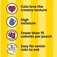 thumbnail image 6 of Temptations Lickable Puree Adult Variety Chicken, Salmon, and Tuna Cat Treats, 32 ct. 0.4 oz. Pouches, 6 of 12
