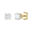 thumbnail image 1 of 0.96 CT. T.W. Round Diamond Stud Earrings in 14K Gold, 1 of 7
