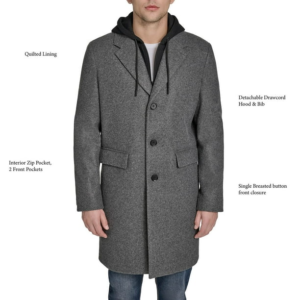 DKNY Men's Hooded Coat - Samsclub.com
