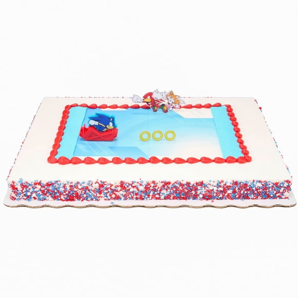 Sonic Full Sheet Cake