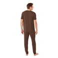 thumbnail image 3 of Dreammark Men's 2-Piece Jogger Pajama Set, 3 of 11