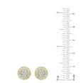 thumbnail image 4 of 0.46 CT. T.W. Diamond Round/Baguette Earrings in 14K Gold, 4 of 7