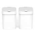 thumbnail image 1 of Nine Stars 3.2-Gallon Motion Sensor Trash Can, Assorted Colors 2-Pack, 1 of 4