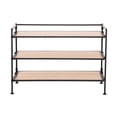 thumbnail image 3 of Seville Classics 3-Tier Resin Slat Shoe Rack, 26.5" W x 12.2" D x 19" H Assorted Colors, 3 of 16