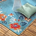 thumbnail image 4 of Town & Country Everyday Hibiscus Bloom Border Modern Floral Outdoor Rug, 4 of 11