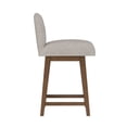 thumbnail image 13 of HH2 Home Upholstered Key Back Wood Adjustable Height Swivel Bar Stool, 13 of 19