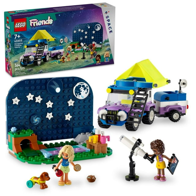 LEGO Friends Stargazing Camping Vehicle Toy, 364 pcs.