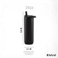 thumbnail image 4 of Zulu Base Stainless Steel Water Bottle with Lids., 2 Pack 24oz each, Includes 2 Extra Lids (Choose Color), 4 of 5