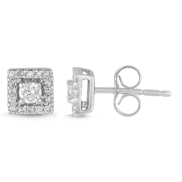 Diamond Stud Earrings in 14K Gold - Main Image