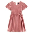 thumbnail image 7 of Lands' End Girls Velour Dress, 7 of 8