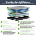 thumbnail image 2 of GhostBed DuoCoil 13" Medium Plush Hybrid Mattress, 2 of 8