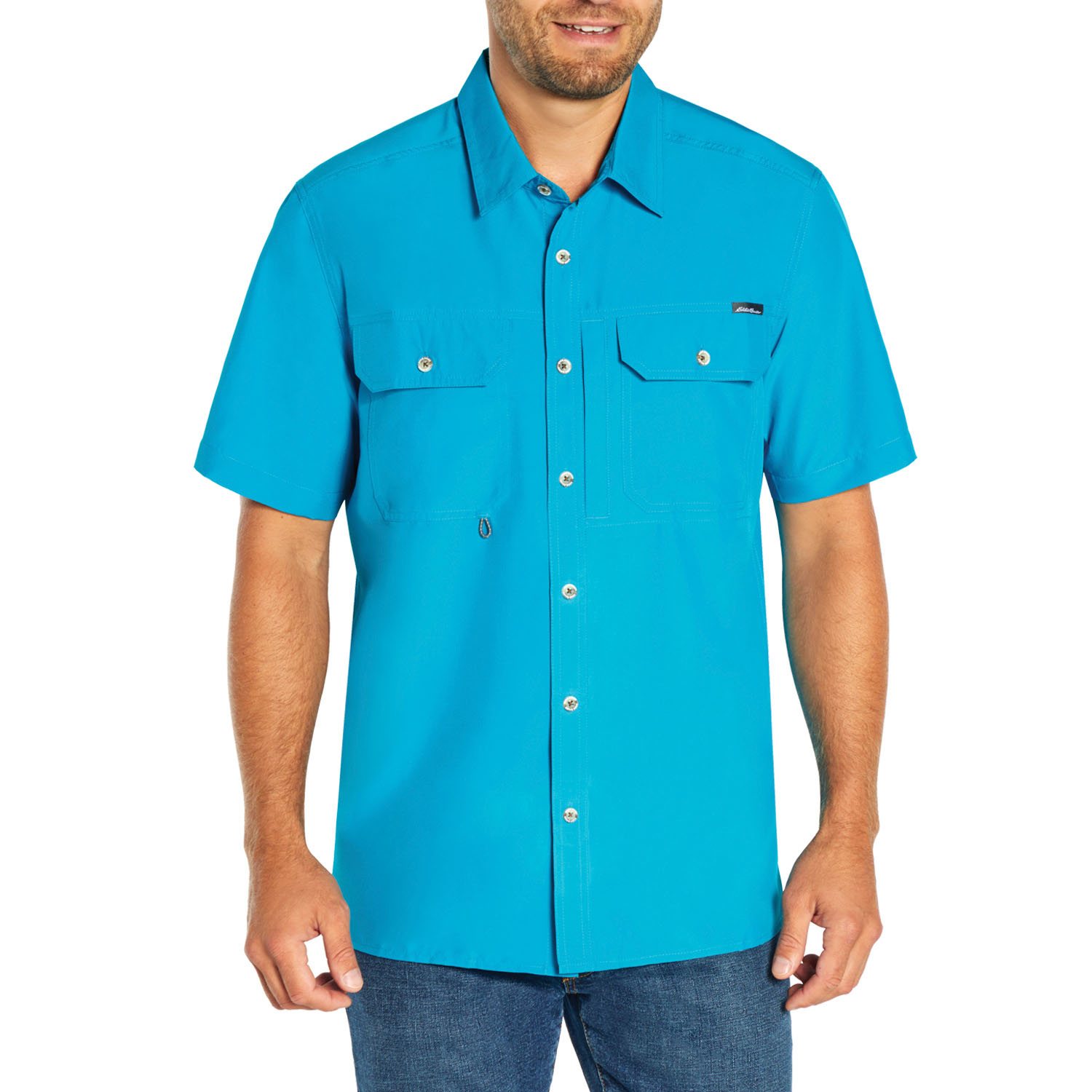 Eddie Bauer Men's Woven Short Sleeve Tech Shirt - Samsclub.com