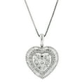 thumbnail image 1 of 0.96 CT. T.W. Diamond Heart Pendant in 14K Gold, 1 of 6