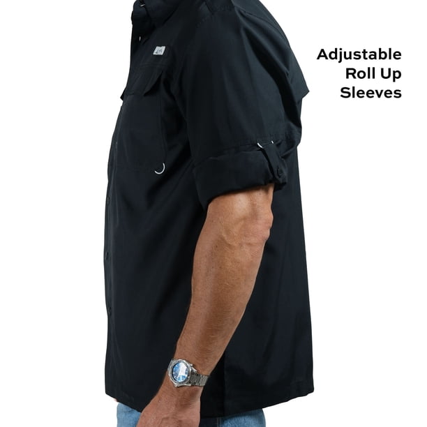Habit Men's Long Sleeve 50+ UPF Fishing Shirt - Samsclub.com