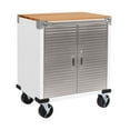 thumbnail image 1 of Seville Classics UltraHD 2 Door Rolling Cabinet, 28" W x 18” D x 34.5" H, 1 of 12