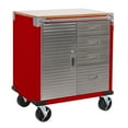 thumbnail image 1 of Seville Classics UltraHD 4-Drawer Rolling Cabinet, 28" W x 25" D x 34.5" H, 1 of 12