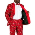 thumbnail image 4 of Men's 3-Piece Light Up Holiday Suit, 4 of 11