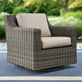 thumbnail image 3 of Member's Mark Breck XL Deep Seating Fire Set with Sunbrella Fabric, 4pc, 3 of 5