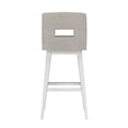thumbnail image 9 of HH2 Home Upholstered Key Back Wood Adjustable Height Swivel Bar Stool, 9 of 11