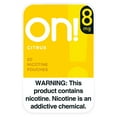 thumbnail image 1 of on! Citrus 8 mg Nicotine Pouches, 20 ct., 5 pk., 1 of 1