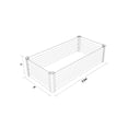 thumbnail image 3 of The Organic Garden Co Hakea 4' x 2' x 1' Metal Rectangle Garden Bed, 3 of 9
