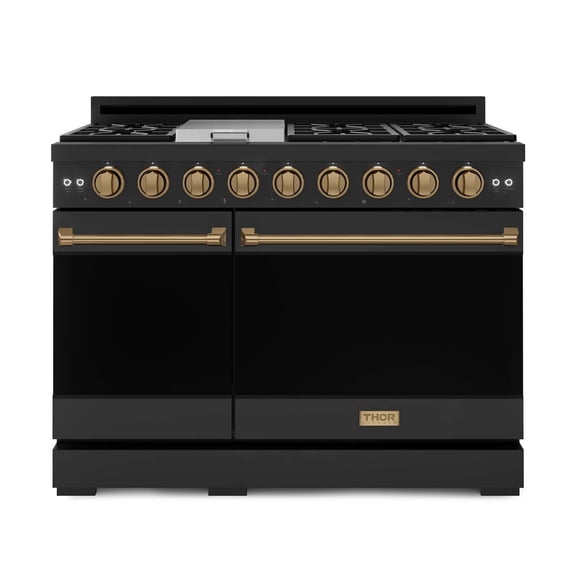 Thor Kitchen Gordon Ramsay Series 48-Inch Professional Gas Range w/ Pro-Style Knobs
