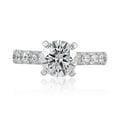 thumbnail image 1 of Lab Created Round Cut Diamond Ring, 1 of 9