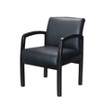 thumbnail image 6 of BOSS Office Antimicrobial Vinyl Wood Frame Guest Arm Chair, 6 of 7