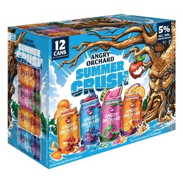 Angry Orchard Spiked Thrilled Pack Hard Cider Variety Pack, 12 fl. oz. can, 12 pk.