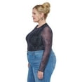 thumbnail image 7 of Edited by Remi Bader Women's Long Sleeve Mesh Top, 7 of 10