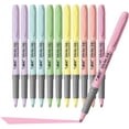 thumbnail image 2 of BIC Brite Liner Grip Pastel Highlighters, Chisel Tip, 12 Count, 2 of 10