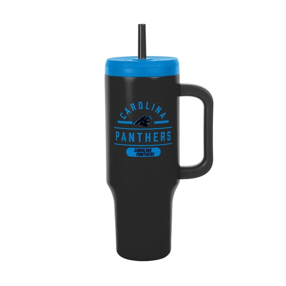 Logo Brands Carolina Panthers Stainless Steel Leakproof Tumbler