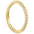thumbnail image 3 of Round Cut Diamond Eternity Band in 14K Gold, 3 of 5