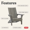 thumbnail image 7 of Keter Seabrook Modern Adirondack Chair with Integrated Cupholder, 7 of 14