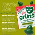 thumbnail image 3 of Gruns Grinch Adult Superfood Multivitamin Gummies, 25 Count, 3 of 8