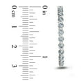 thumbnail image 3 of 2.45 CT. TW. Diamond Hoop Earrings in 14K Gold, 3 of 5