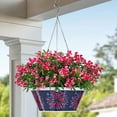 thumbnail image 2 of Member's Mark 14'' Americana Hanging Flower Pot with Stainless Steel Chain, 2 of 3