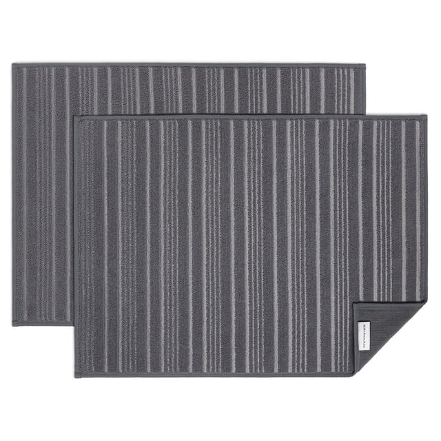 KitchenAid Rib Texture Dish Drying Mats, Set of 2, Assorted Colors