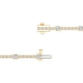 thumbnail image 3 of 2.06 CT. T.W. Round Cut Alternating Diamond Tennis Bracelet in 14K Gold, 3 of 6