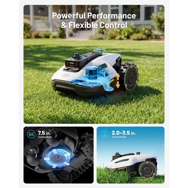 MAMMOTION YUKA mini 2 1000H Robot Lawn Mower, 0.25 acre, LiDAR 360