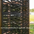 thumbnail image 4 of Backyard Discovery Verona Cedar Cabana Pergola  Light Brown, 4 of 9