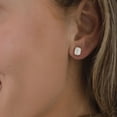 thumbnail image 5 of Lab Created Diamond Earrings in 14K Gold, 5 of 7