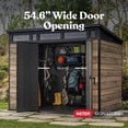 thumbnail image 14 of Keter 9' x 7' Signature Collection Resin Outdoor Shed, 14 of 22